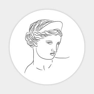 Aphrodite Greek Goddess Statue Magnet